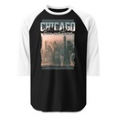 Born and Raised Unisex 3/4 Sleeve Raglan Shirt
