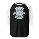 Born to be Wanderer - Compass Unisex 3/4 Sleeve Raglan Shirt