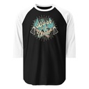 Born to be Wild (2) Unisex 3/4 Sleeve Raglan Shirt