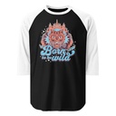 Born to be Wild - Tiger Unisex 3/4 Sleeve Raglan Shirt