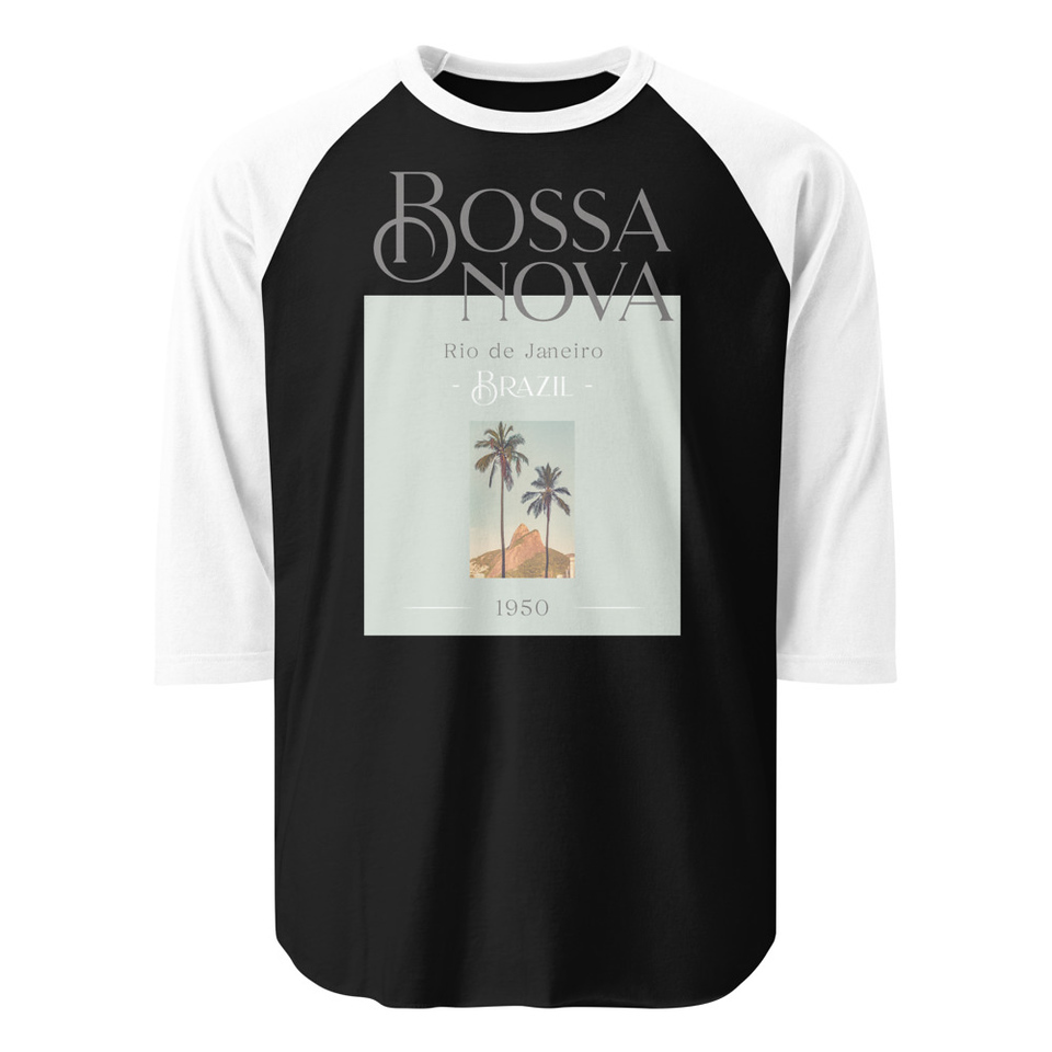 Bossa Nova Unisex 3/4 Sleeve Raglan Shirt