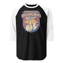 Bowling Championship - Retro Athlectic Sports Unisex 3/4 Sleeve Raglan Shirt