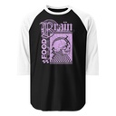 Brain Food - Y2K Skull Streetwear Unisex 3/4 Sleeve Raglan Shirt