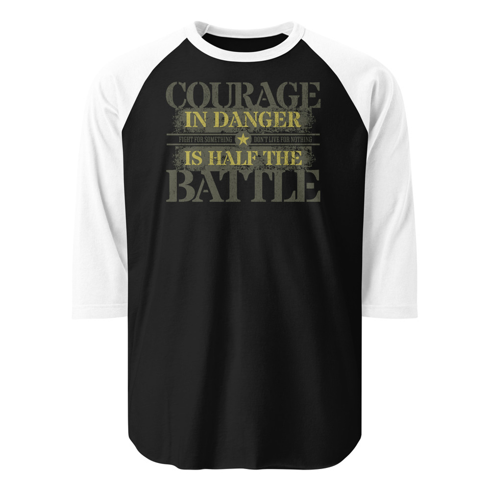 Brave Soldier Unisex 3/4 Sleeve Raglan Shirt