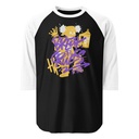 Break the Rules Graffiti - Spray Paint Unisex 3/4 Sleeve Raglan Shirt