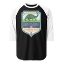 Brontosaurus Conservation Society Unisex 3/4 Sleeve Raglan Shirt