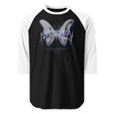 Butterfly Unisex 3/4 Sleeve Raglan Shirt