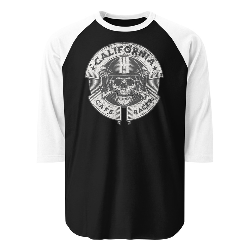 CAFE RACERS FUNNY Unisex 3/4 Sleeve Raglan Shirt