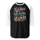 Camp Hair Don't Care Unisex 3/4 Sleeve Raglan Shirt