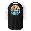 Catch the Waves - Beach Vibe Unisex 3/4 Sleeve Raglan Shirt