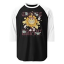 Choose Happy Unisex 3/4 Sleeve Raglan Shirt