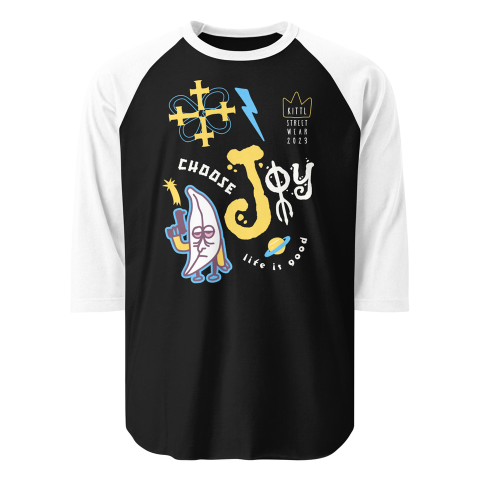 Choose Joy Unisex 3/4 Sleeve Raglan Shirt
