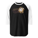 Coffee Club Unisex 3/4 Sleeve Raglan Shirt