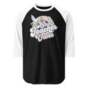 Cool Teacher Vibes Unisex 3/4 Sleeve Raglan Shirt