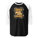 Create your own Sunshine Unisex 3/4 Sleeve Raglan Shirt