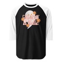 Creepin' It Real - Halloween Unisex 3/4 Sleeve Raglan Shirt
