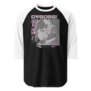 Cyborg - Y2k Style Unisex 3/4 Sleeve Raglan Shirt