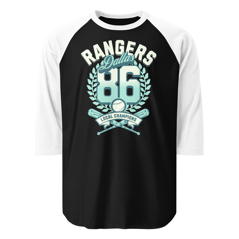 Dallas Rangers - Old School Sports Unisex 3/4 Sleeve Raglan Shirt
