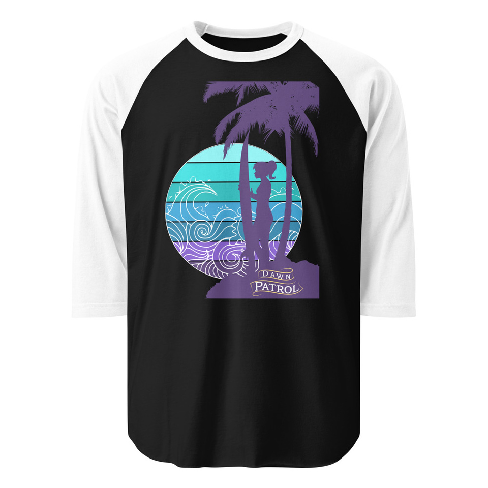 Dawn Patrol Unisex 3/4 Sleeve Raglan Shirt