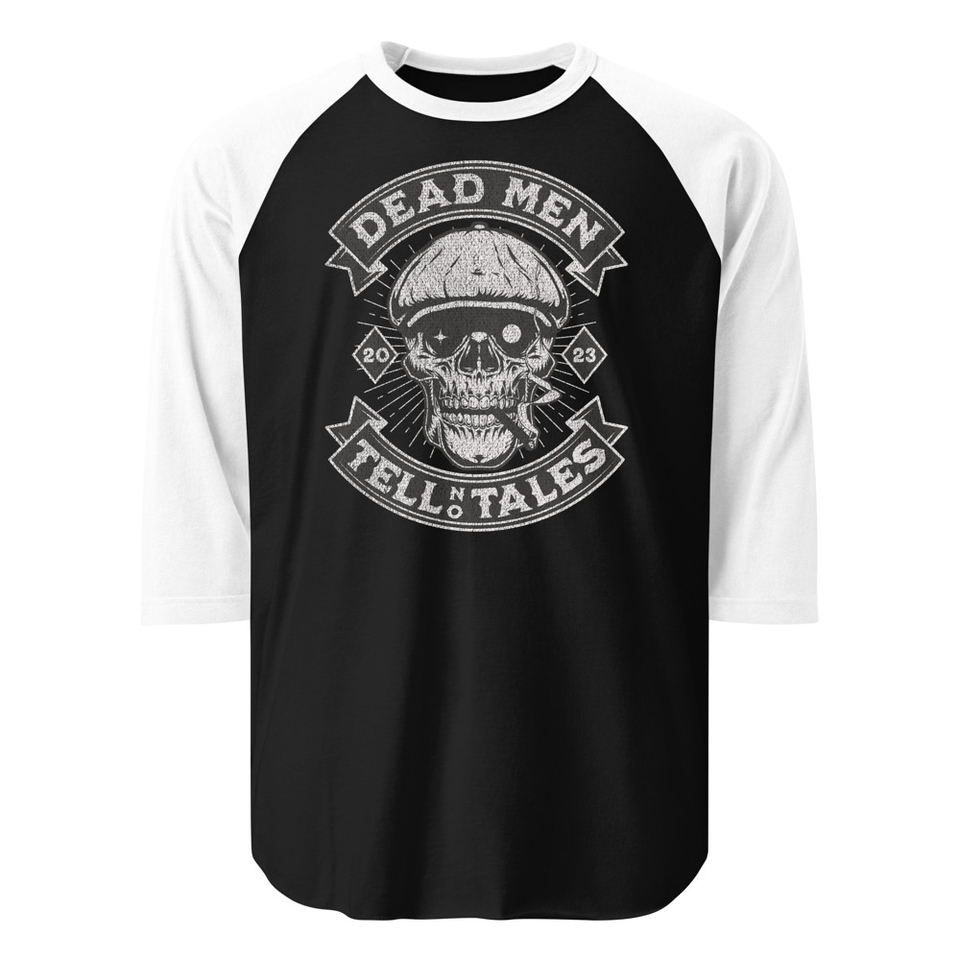 DEAD MEN TELL NO TALES Unisex 3/4 Sleeve Raglan Shirt