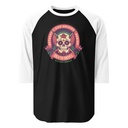 Death Skull - Badge  Unisex 3/4 Sleeve Raglan Shirt