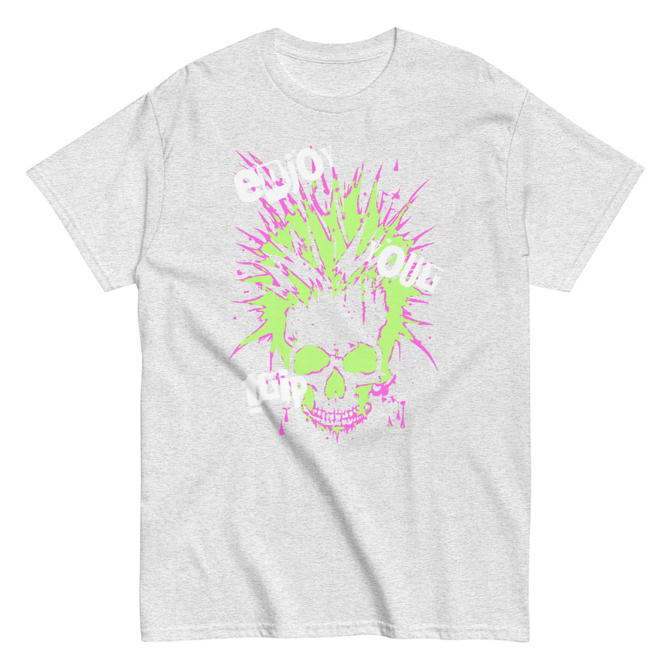 'Enjoy Your Trip' Punk Skull Unisex Classic Tee