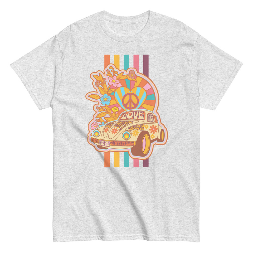 60s flower power Unisex Classic Tee