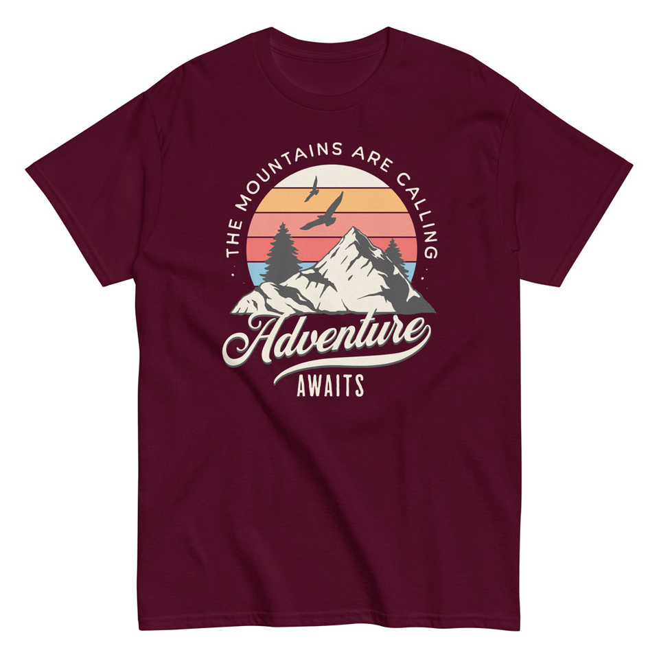 Adventure Await - Wilderness Camping Unisex Classic Tee