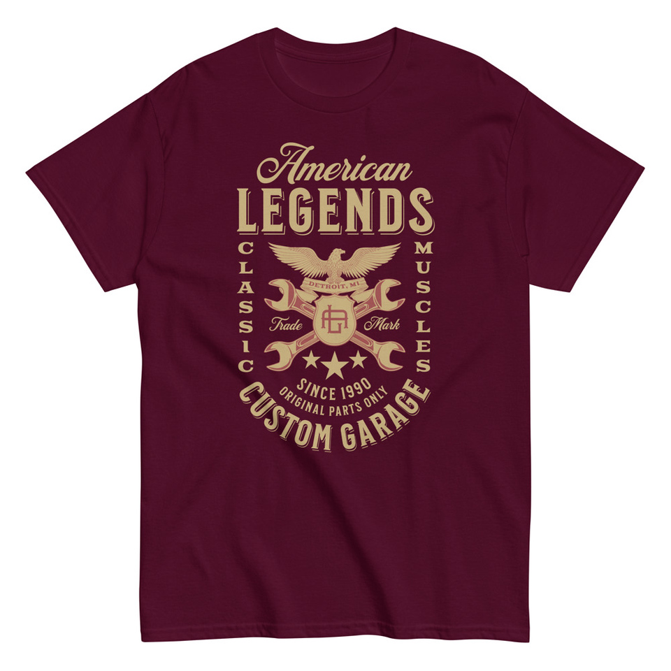 American Legends Garage - Eagle Unisex Classic Tee