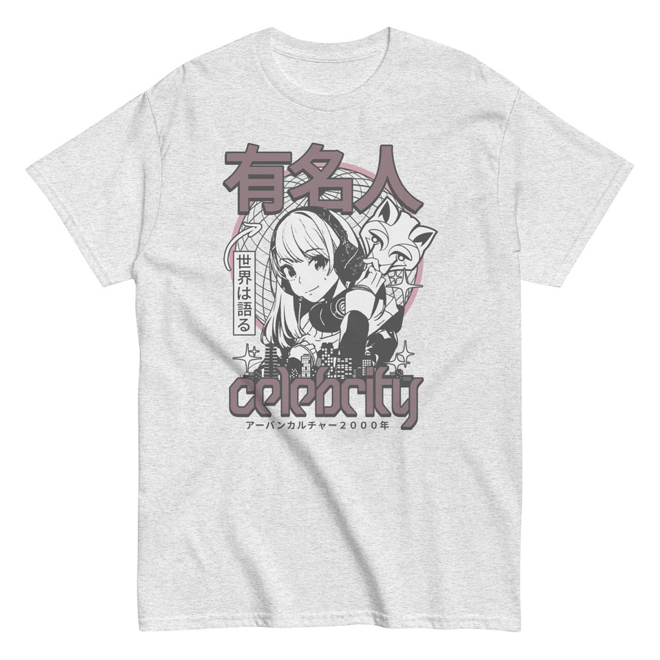 Anime Celebrity Girl - Japanese Cyber Streetwear Unisex Classic Tee