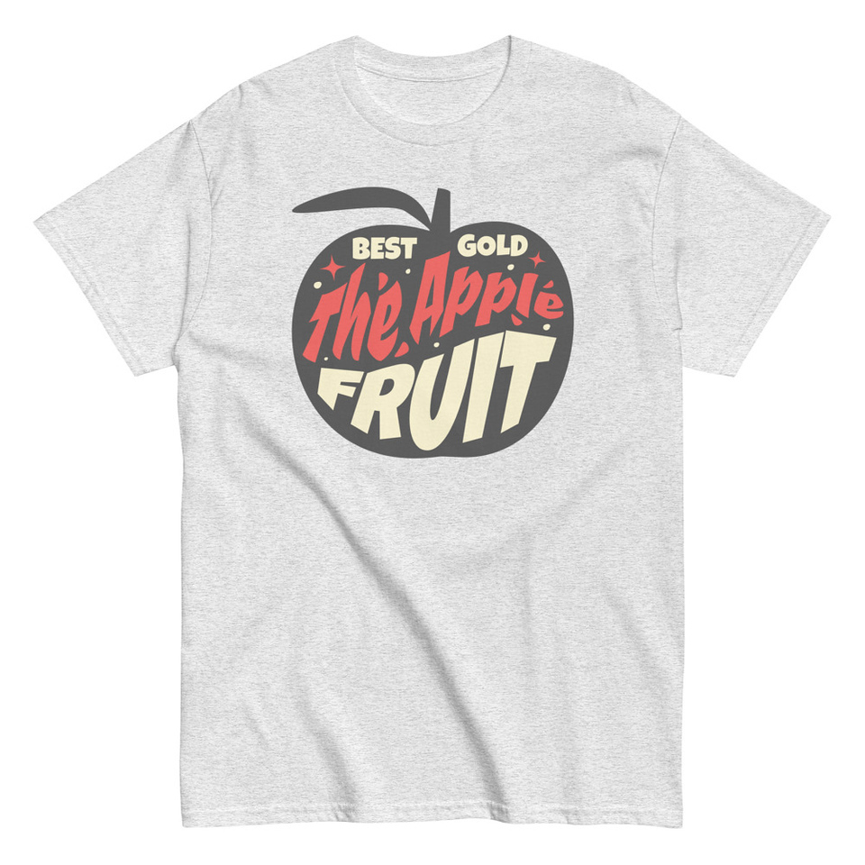 Apple Fruit - Typographic Lettering Unisex Classic Tee