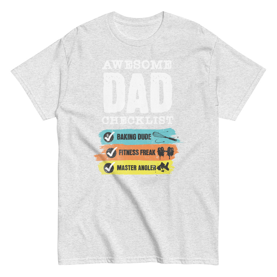 Awesome Dad Checklist Unisex Classic Tee