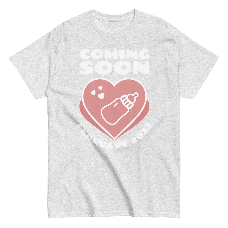 Baby Announcement - Feeding Bottle Unisex Classic Tee