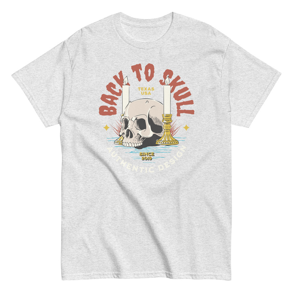 Back to Skull - Authenthic Design  Unisex Classic Tee