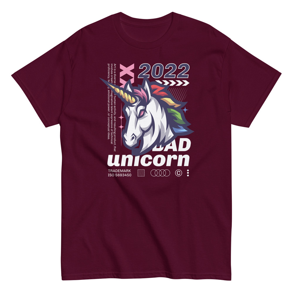 Bad Unicorn - Horse Unisex Classic Tee