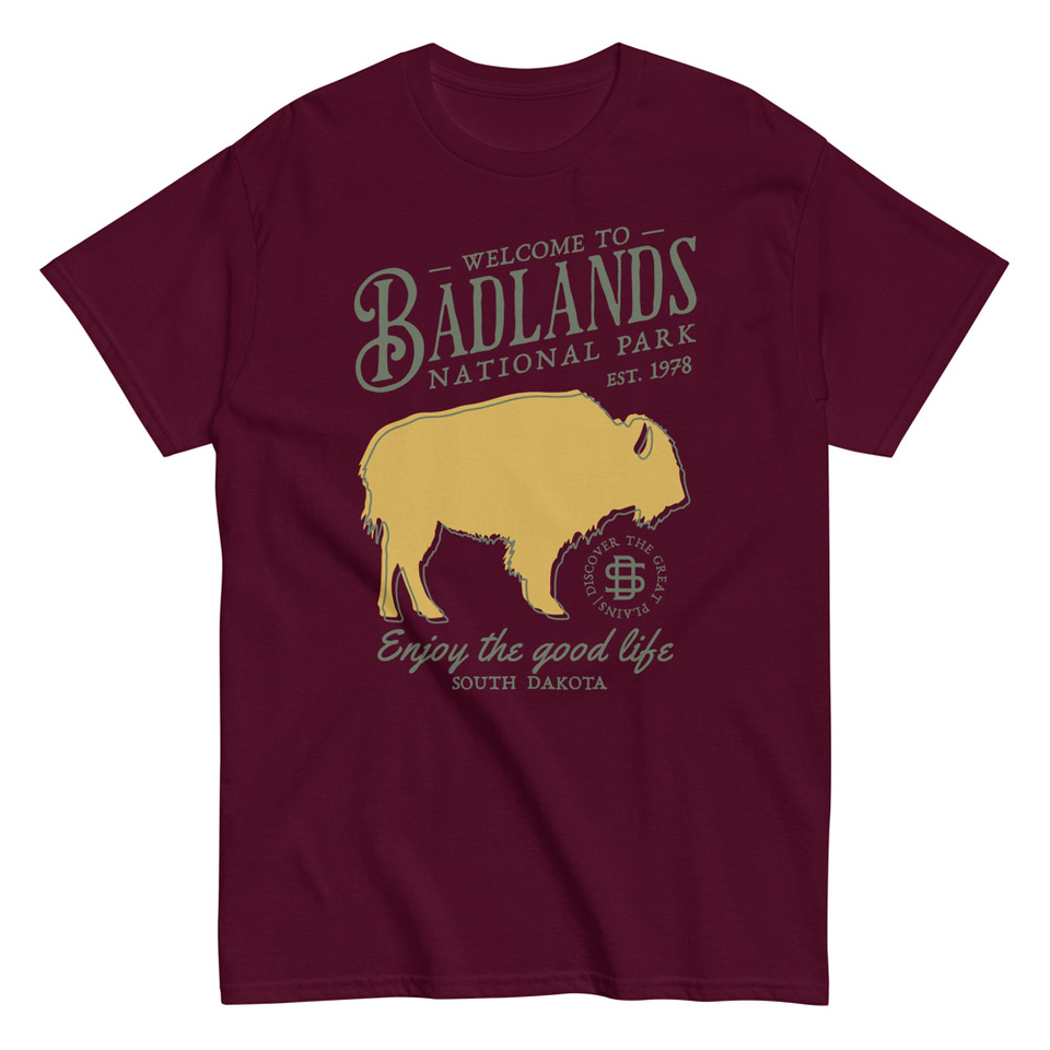 Badlands National Park - Bison Unisex Classic Tee