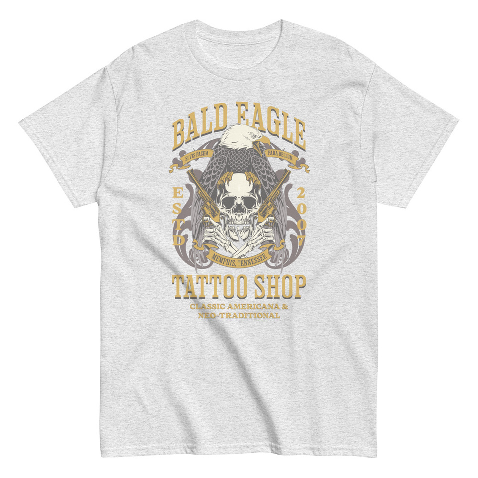 Bald Eagle Tattoo Shop - Skeleton Unisex Classic Tee