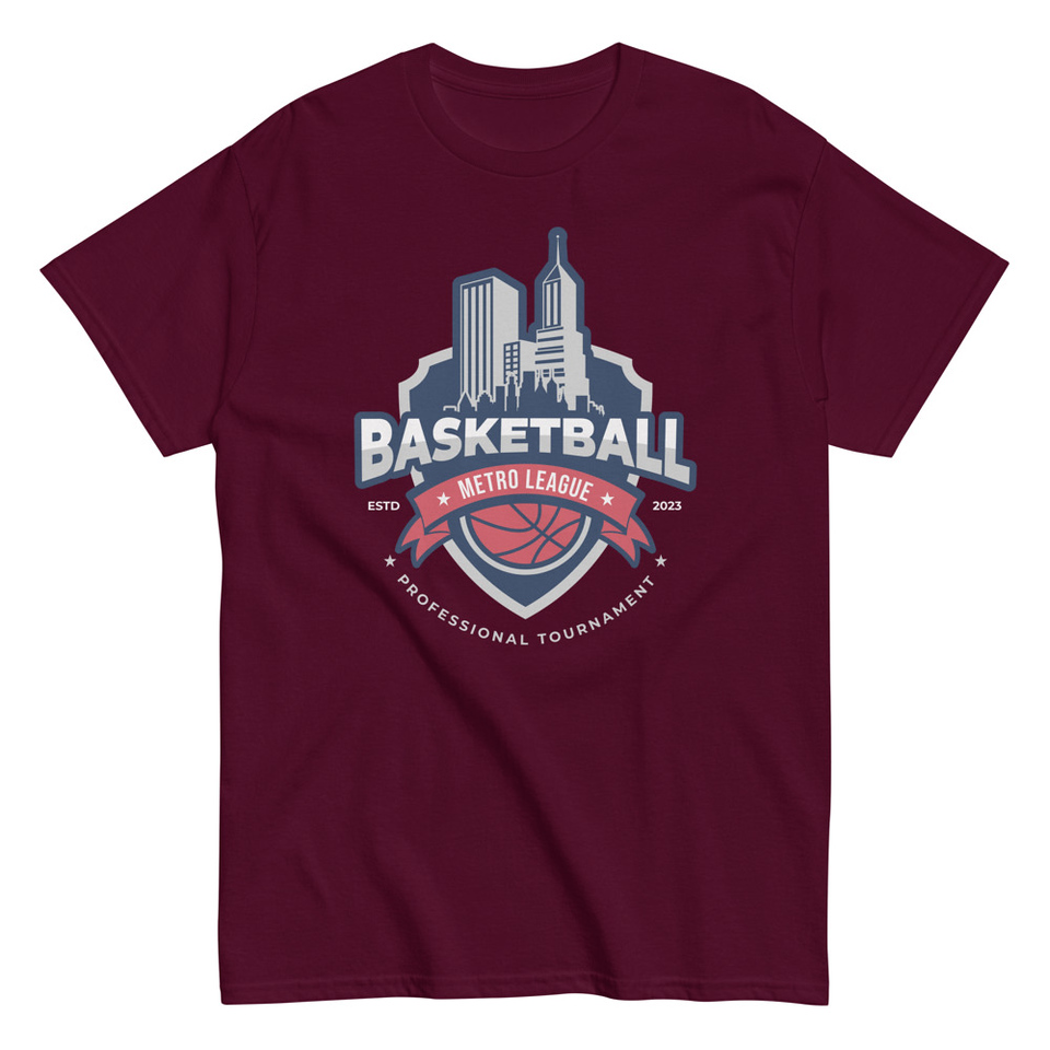 Basketball Sports Logo Unisex Classic Tee