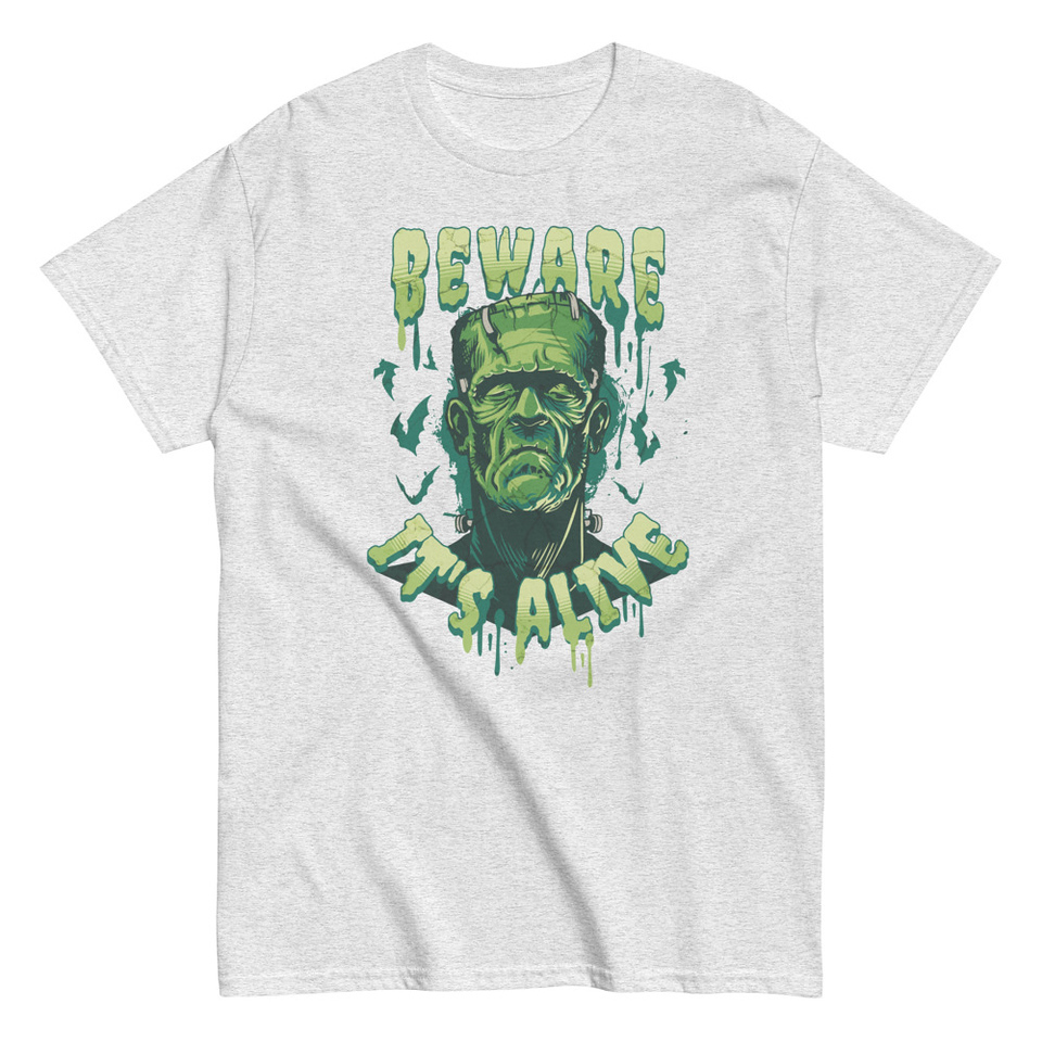 Beware of Frankenstein - Scary Halloween Unisex Classic Tee
