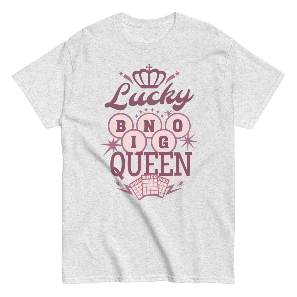 Bingo Queen - Retro Crown Unisex Classic Tee