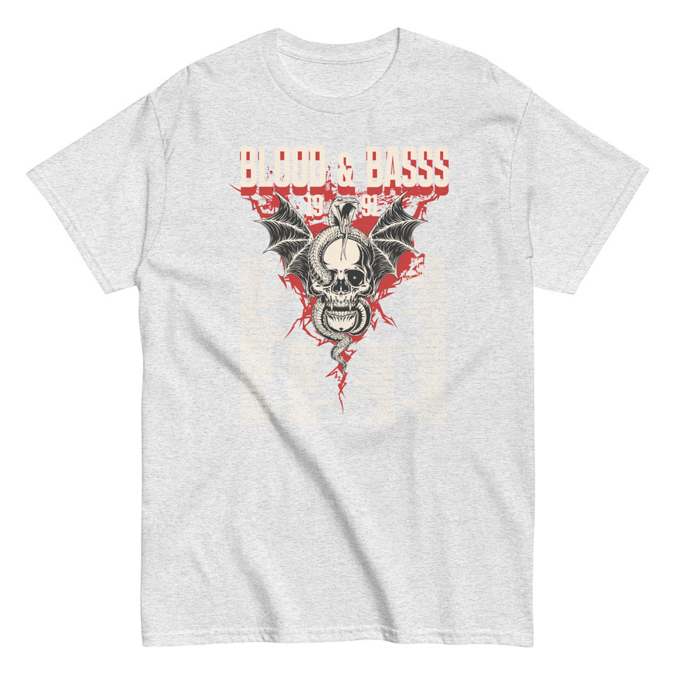Blood & Basss - Snake and Skull Unisex Classic Tee