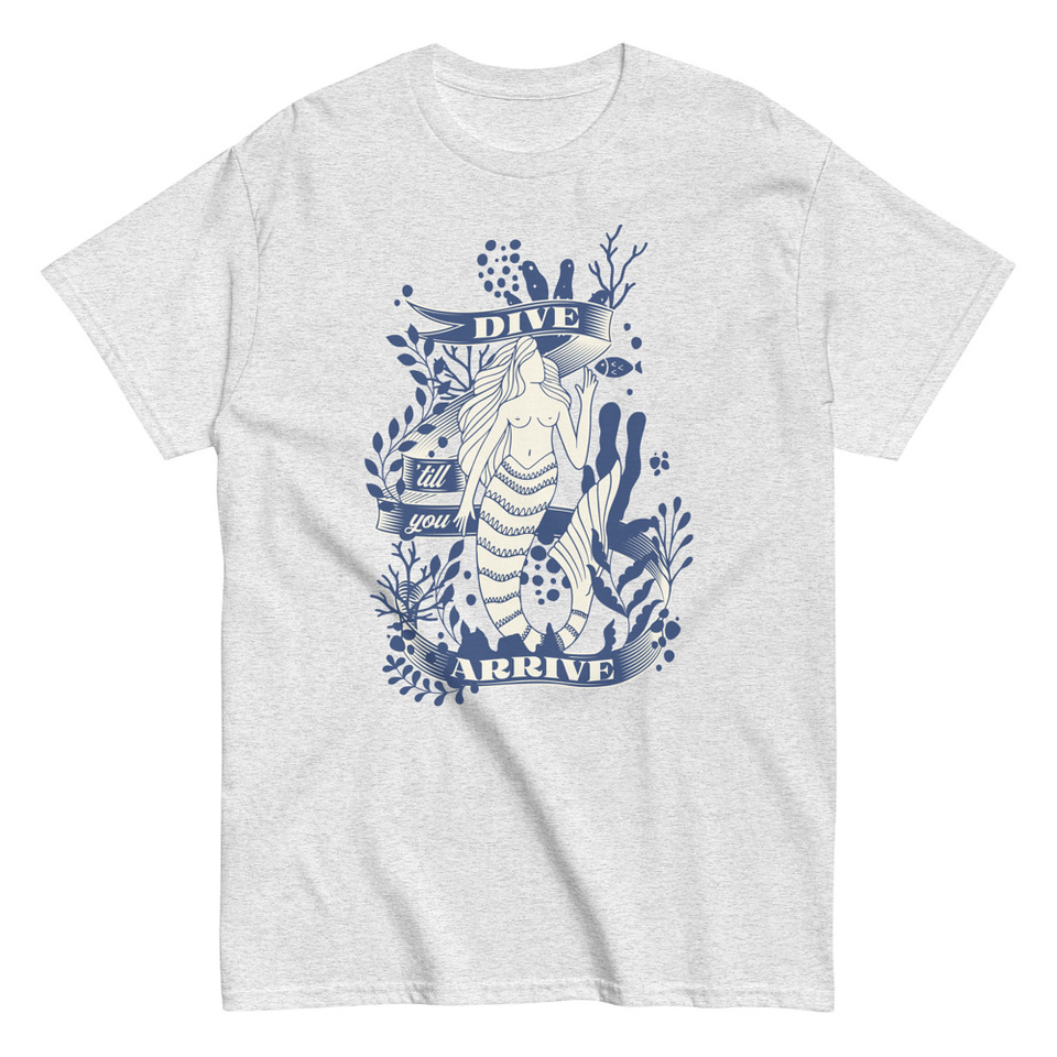Blue Mermaid - Nautical Unisex Classic Tee