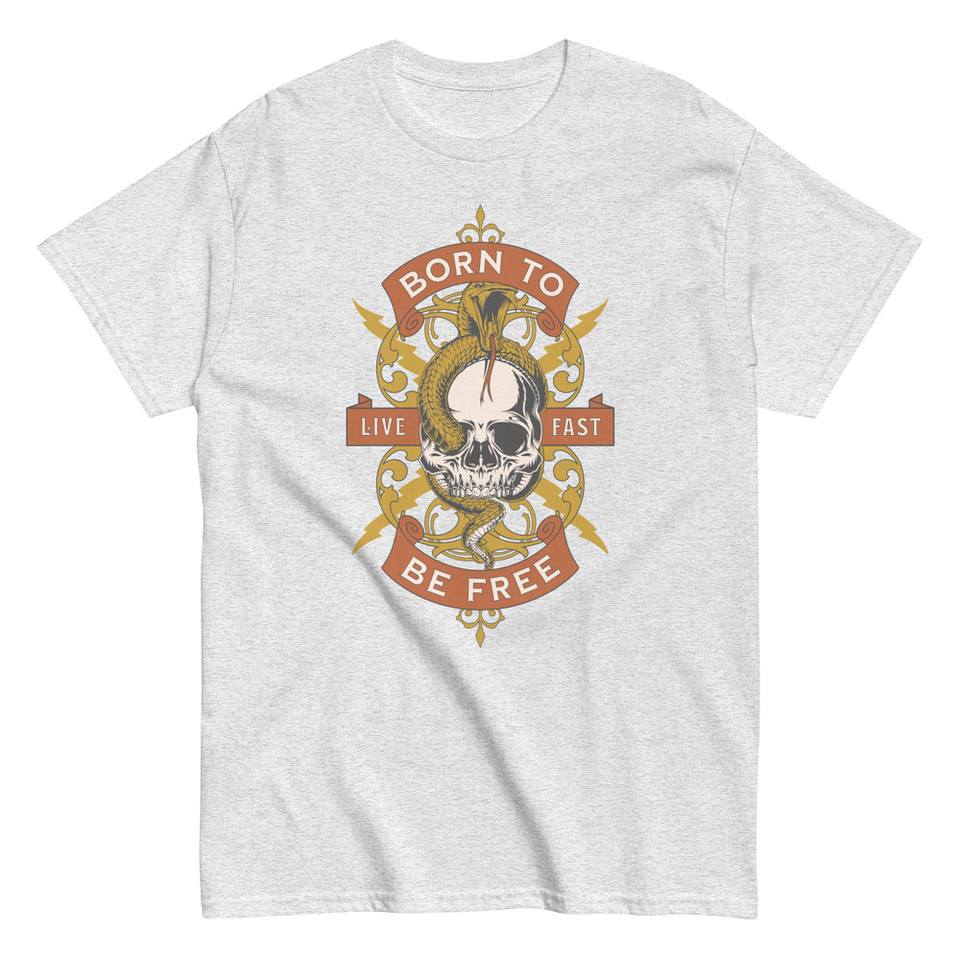 Born To Be Free - Skull Unisex Classic Tee