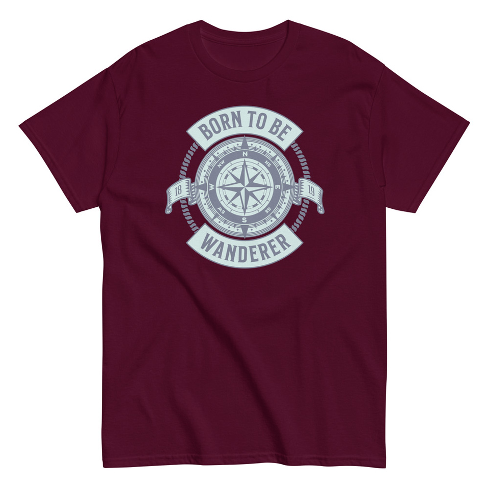 Born to be Wanderer - Compass Unisex Classic Tee
