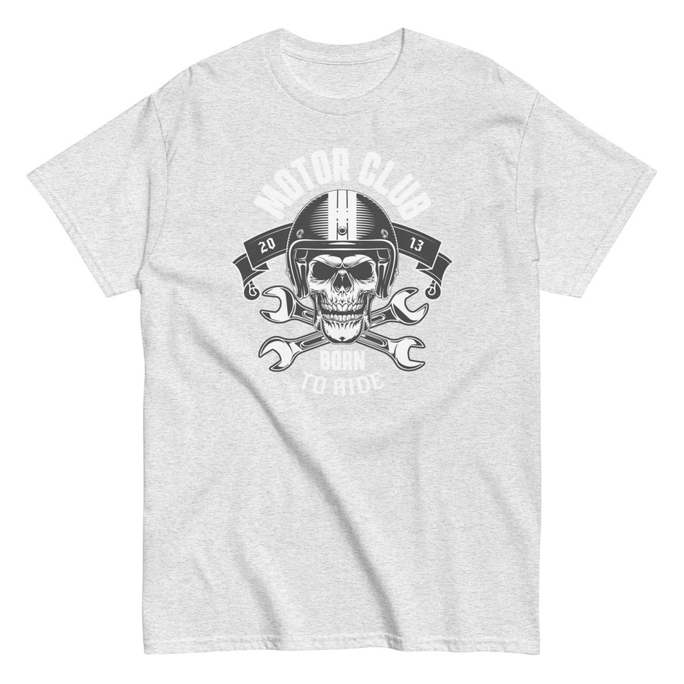 Born to Ride - Biker Club Skull  Unisex Classic Tee