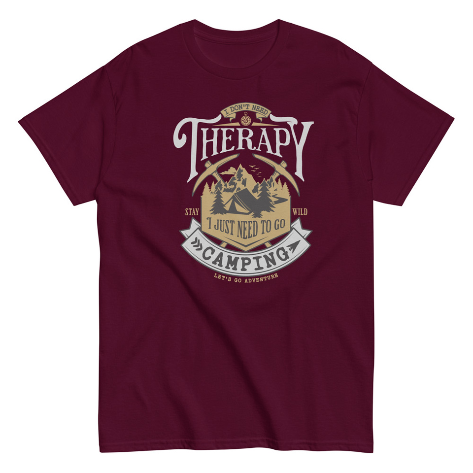 Camping Emblem Unisex Classic Tee