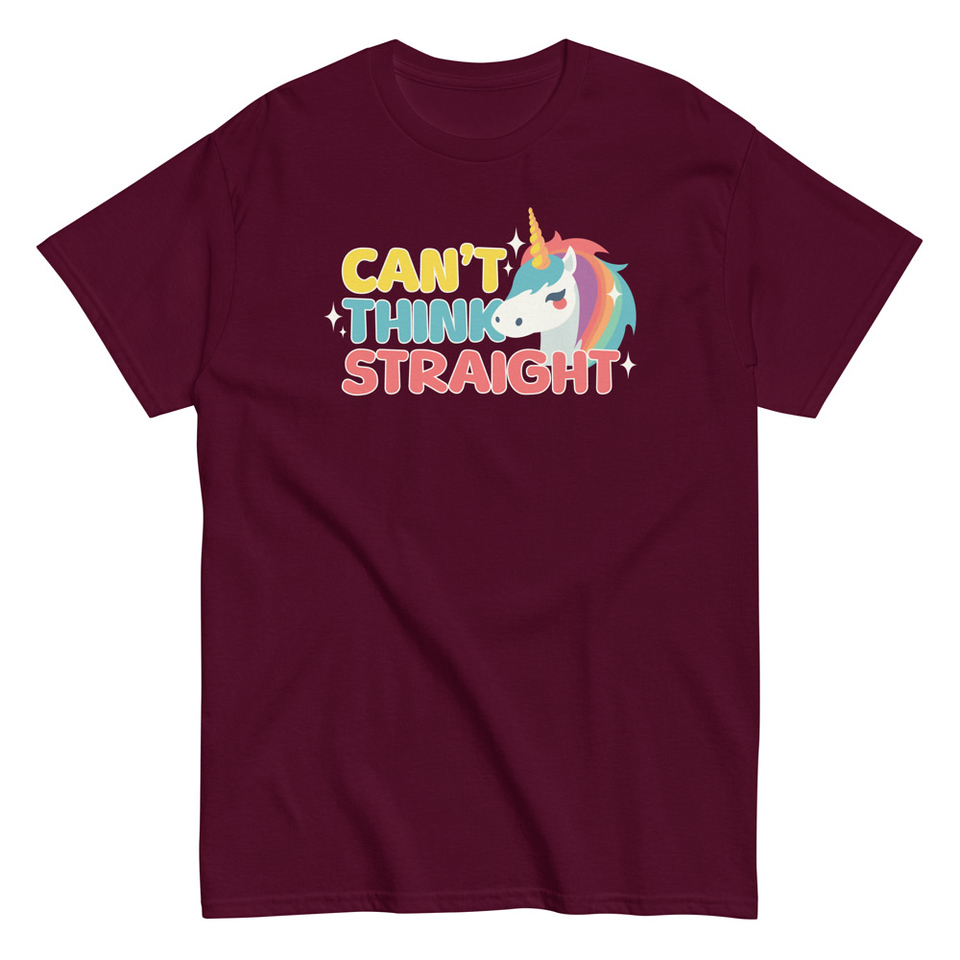 Can't Think Straight (2) Unisex Classic Tee