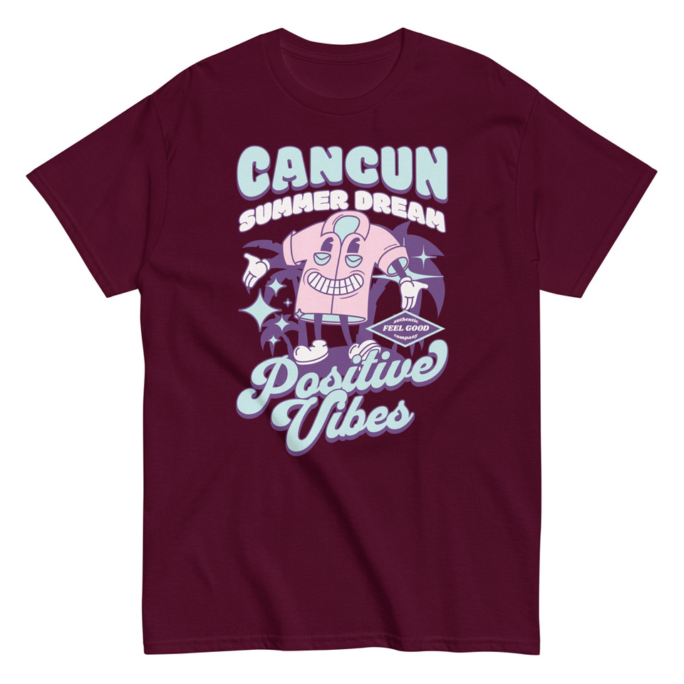 Cancun Positive Vibes Unisex Classic Tee