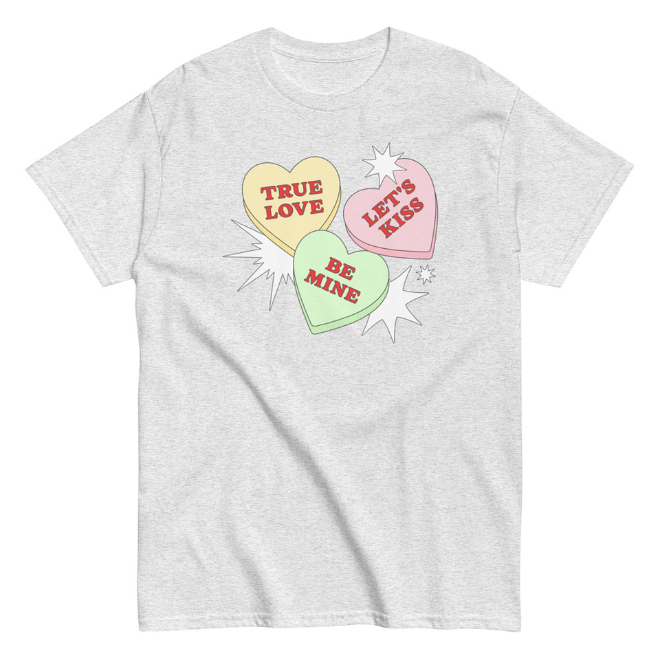 Candy Hearts - Valentine's Day Unisex Classic Tee