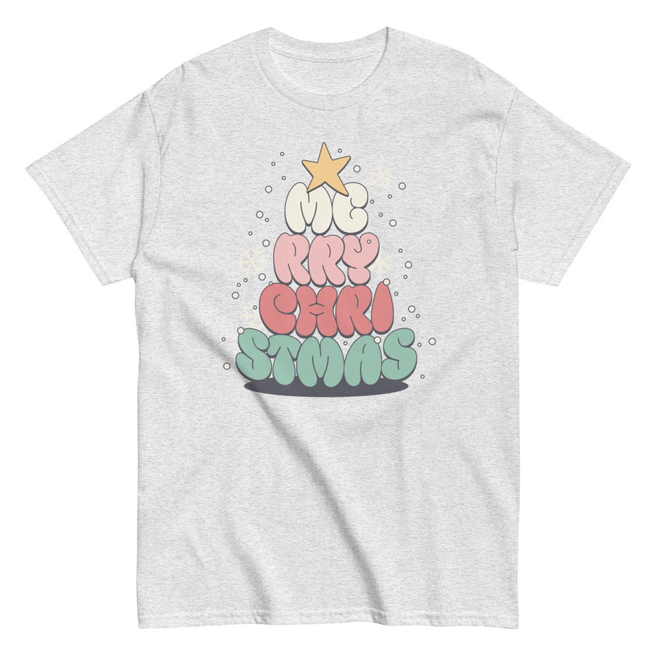 Cartoony Christmas Tree Unisex Classic Tee